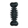 Gladiator 20cm Black Rubber Bone Dog Toy