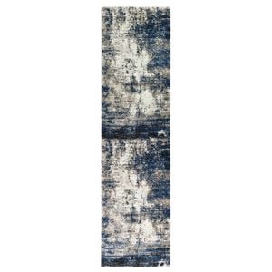 Loom & Lace Millard 651 80x300 White Blue Rug