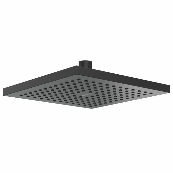 Methven Black Rere Overhead Shower WELS 3 Star 9L/min