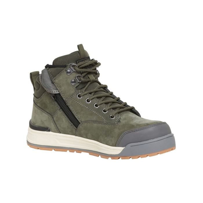 Hard Yakka Mens Olive Safety Boot - Size 11