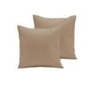 Bloomington Pair of Polyester Cotton European Pillowcases 65 x 65 cm Linen