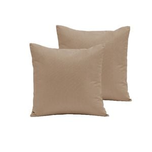 Bloomington Pair of Polyester Cotton European Pillowcases 65 x 65 cm Linen