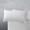 Accessorize Bedroom Collection 50cm x 90cm White King Cotton Polyester 2 Pack Pillowcases