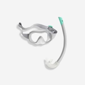 Decathlon - Kids' Snorkelling Kit Subea Snorkel Mask 100 Grey - Eu S