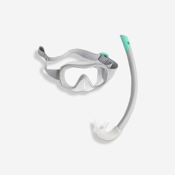 Decathlon - Kids' Snorkelling Kit Subea Snorkel Mask 100 Grey - Eu S