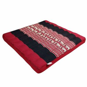 Thai Kapok Meditation Cushion - 50x50cm Square Yoga Seat | Handmade Thai Floor Cushion