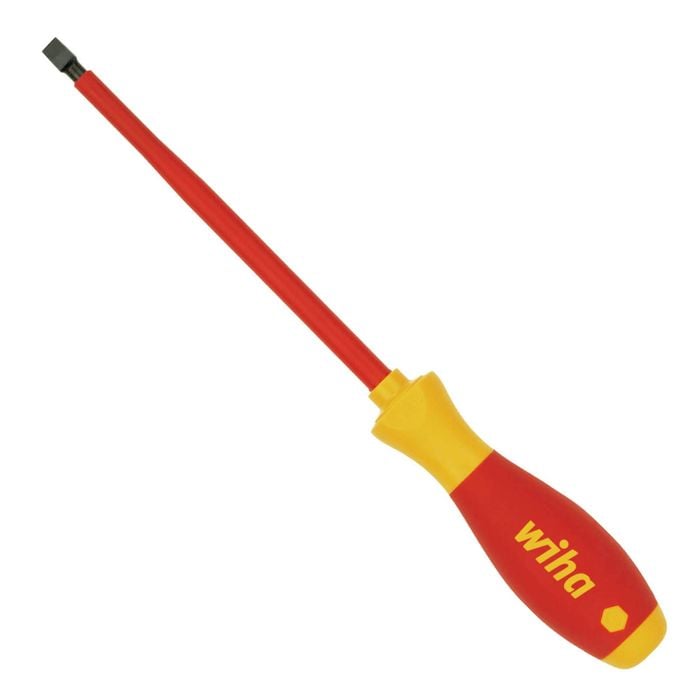 Wiha 5.5 x 125mm Flat Slotted Insulated Screwdriver 