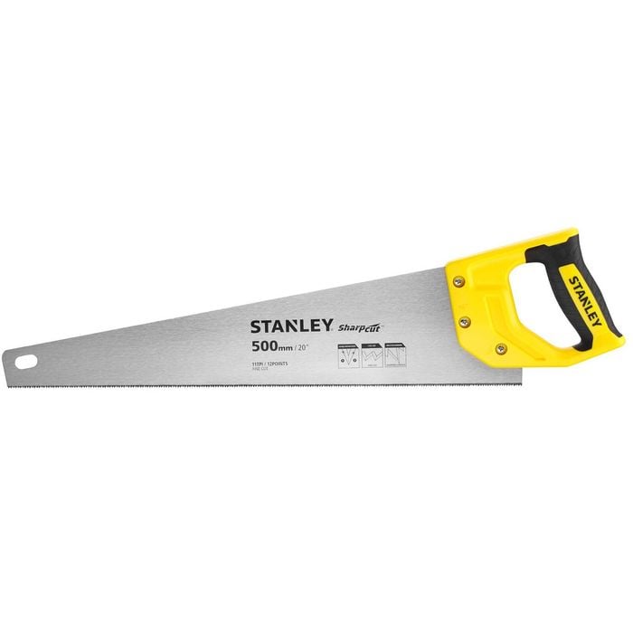 Stanley 500mm / 20" 11 TPI Sharpcut Hand Saw STHT20371-1