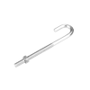 Pinnacle M8x125z16mm Zinc Plated J Bolt PK1