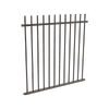 ProtectorAl 350 - 1200 x 1200mm Black Aluminium Picket Top Pool Fence Panel