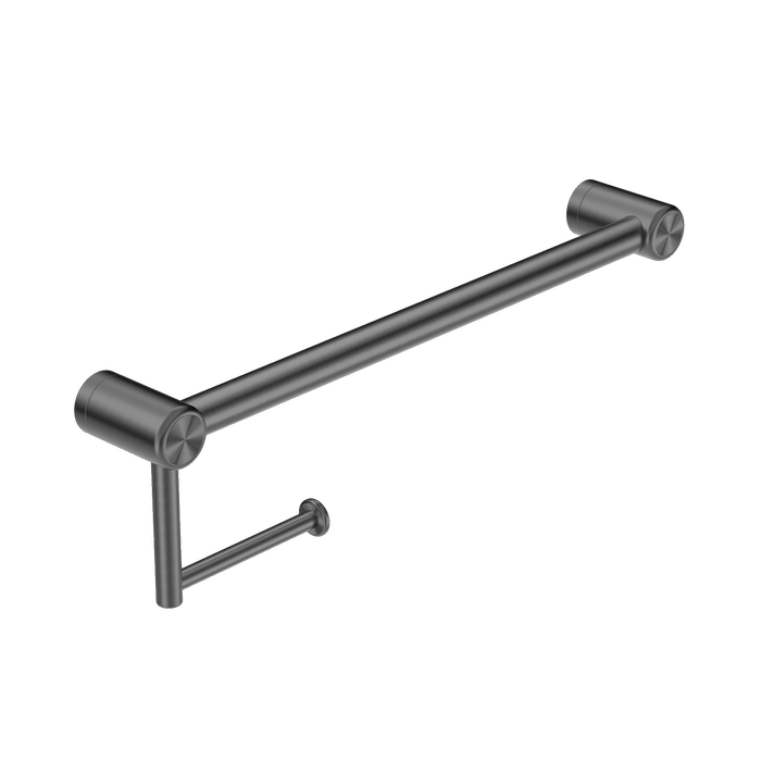 Nero Mecca Care 25mm Toilet Roll Rail 450mm Gun Metal