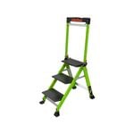 Little Giant Jumbo Step 3 Fibreglass Step Ladder With Handrail
