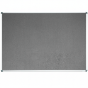 Corporate Felt Pinboard Aluminium Frame 1200x900mm Grey