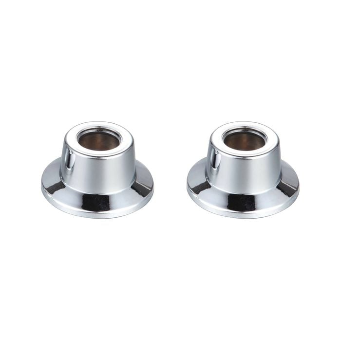 Shaw & Mason Chrome Plastic Basin Flange - 2 Pack