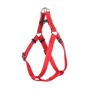Flamingo Medium Red Ziggi Step&Go Dog Harness