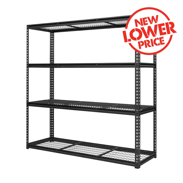 Pinnacle 1830 x 1820 x 540mm 4 Tier Heavy Duty Shelving Unit - 1830 x 1820 x 540mm
