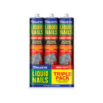 Selleys 375ml Heavy Duty Liquid Nails - Triple Pack