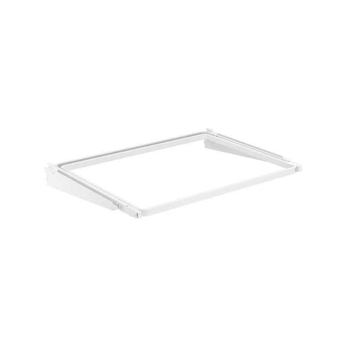 Flexi Storage Home Solutions White Double Slot Sliding Basket Frame - White