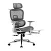 Oikiture Ergonomic Office Chair White&Grey