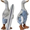 2pc LVD Surfing Ducks Resin Figurine Home/Garden Decor Set Large
