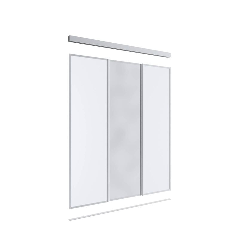 Lugna 2100 x 1800mm 1 Mirror 2 Melamine 3 Door Combo Package