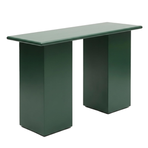 Nordhavn Modern N-Shape Green Console Table Sofa Back Table Hallway Entryway