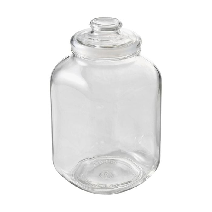 Ecology Riserva Square Kitchen Pantry Jar With Airtight Lid 4.5l