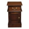 Centrum Furniture Tasmania 1 Door 1 Drawer Bedside Table - Left - Mahogany