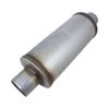 Redback 3" Performance Muffler Centre/centre - 6" Round, 14" Long, 409 Ss