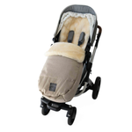 Naturally Sheepskins Soft Wheat Weatherproof 2-in-1 Lambskin Pram Liner Footmuff (Universal Fit)