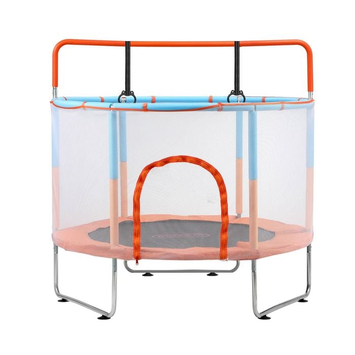 Mazam 60'' Kids Trampoline Hanging Bar Enclosure Safety Net