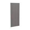 Kaboodle 900mm Smoked Grey V-Groove Pantry Doors - 2 Pack