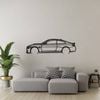 Ignite Laser BMW F82 M4 Silhouette Metal Wall Art Rustic Metal 23.6inch/60cm