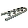 Cal Custom Radiator Hose Flexikool Kit 1-3/4" O.d Chrome Stainless Steel 48"