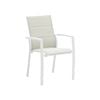 FurnitureOkay Marina Aluminium Outdoor Dining Chair - White