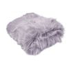 Radisson Angora Pale Mauve Luxury Long Hair Faux Fur Throw Rug 127 x 152 cm