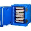 Vevor 90l Insulated Food Pan Carrier Silver For Catering With Double Buckles Handles For Restaurant