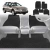 6D Diamond Car Floor Mats for Subaru Outback 2015-2021-Full Set-Black-Outback GT