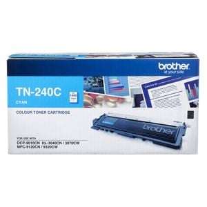 Brother TN-240C Cyan Laser Toner - Compatible with HL-3040CN, 3045CN, 3070CW, 3075CW, DCP-9010CN, MFC-9120CN