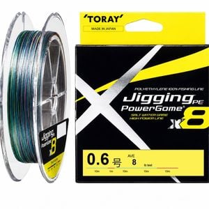 Toray Jigging Pe Power Game X8 300m 8lb Pe 0.6 Braided Fishing Line