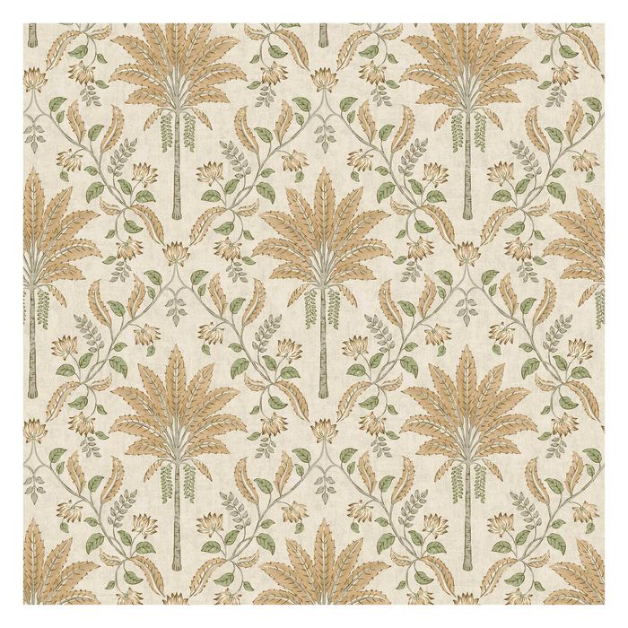 Ariara Orange Floral Wallpaper 10.05m x 53cm