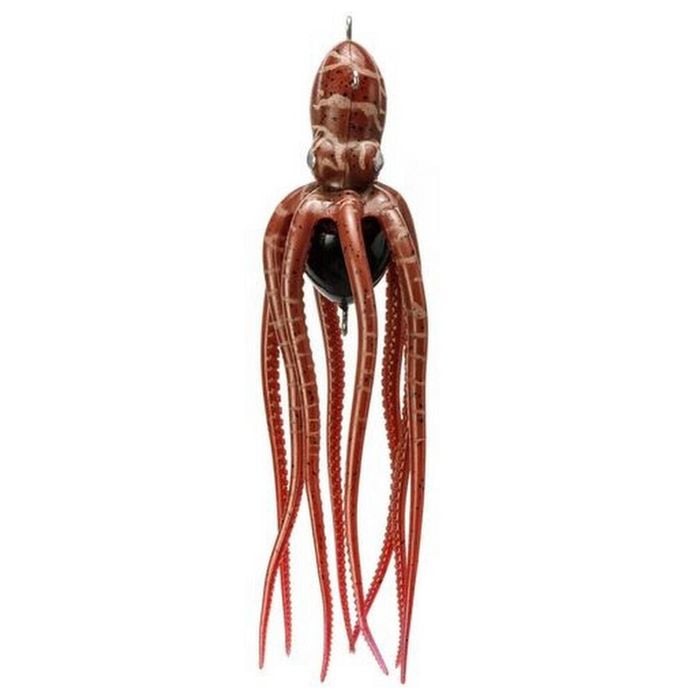 150g Mustad Spider InkVader Octopus Soft Bait Fishing Lure - Squirts Soluble Scented Ink