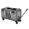 PaWz 60x40x45cm Pet Carrier Bag Trolley Grey