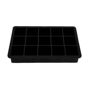 Maxwell & Williams Cocktail & Co. Ice Cube Tray With Lid 15 Ice Cubes-Black