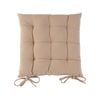 Harbour Housewares Square Dining Chair Seat Cushion - Beige