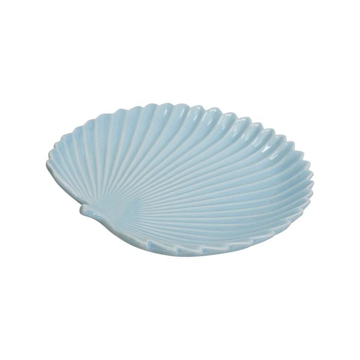 Ceramic 20cm Palm Plate Home/Kitchen Dish Large - Blue