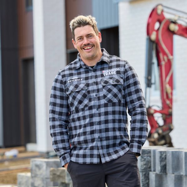 Bunnings trade Movember Flannel
