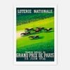 Galrie Vintage Horse Racing Art Print by Paul Colin Grand Prix de Paris 1936, White Frame, A2 42 x 60cm (16 x 24inch)