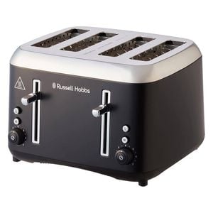 Russell Hobbs RHT514BLK Addison 4 Slice Toaster Stainless Steel Matte Black