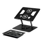 Traderight Adjustable Laptop Stand 360 Rotating Black